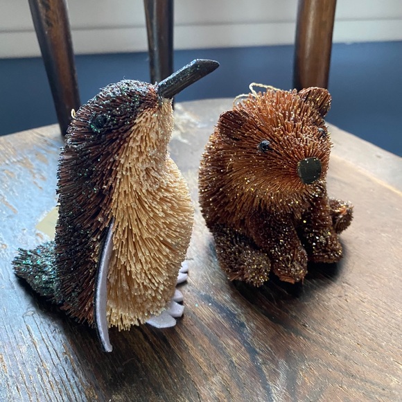 Penguin and Bear ornament/decoration